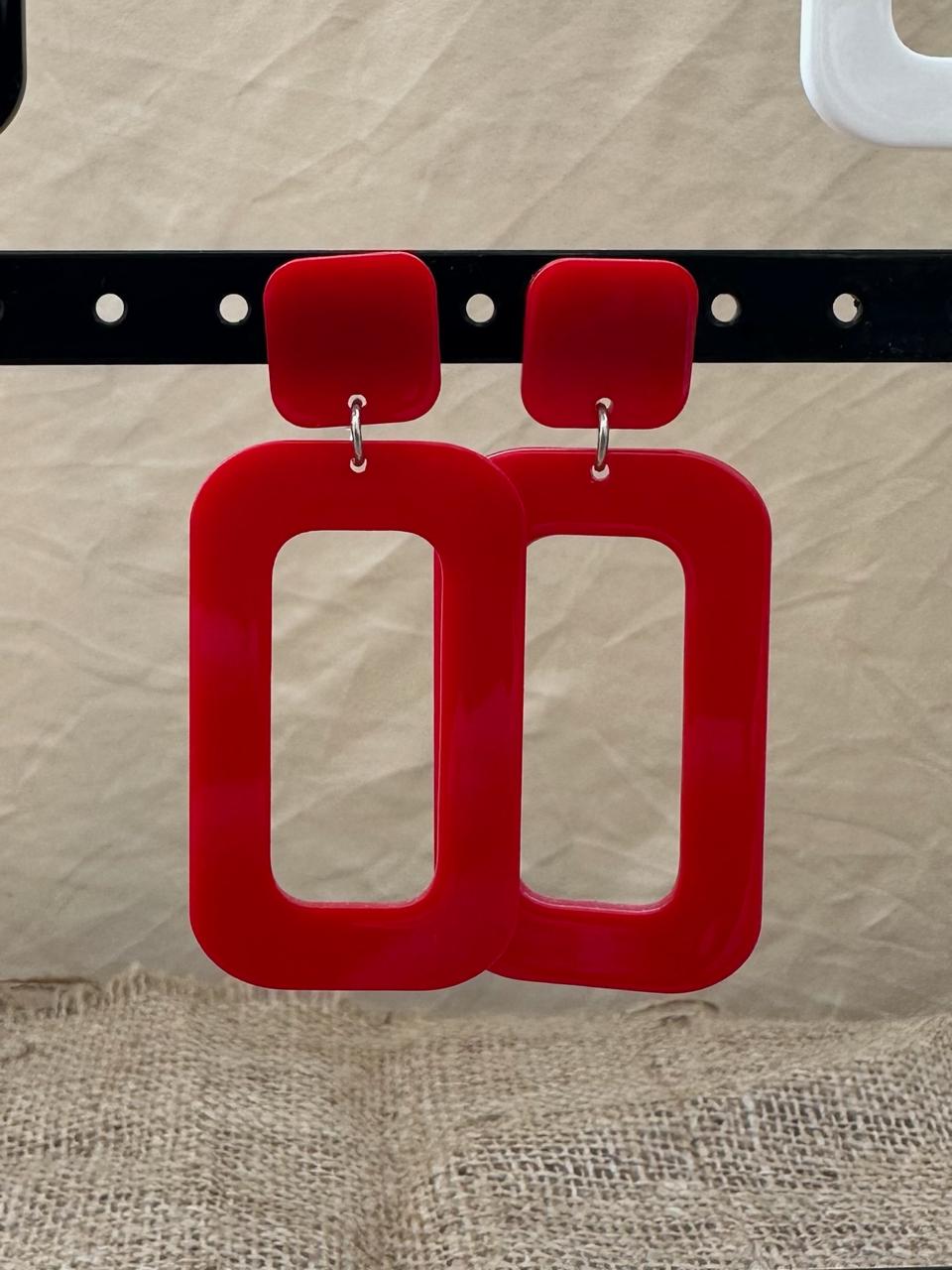 Rectangle Drop Earrings