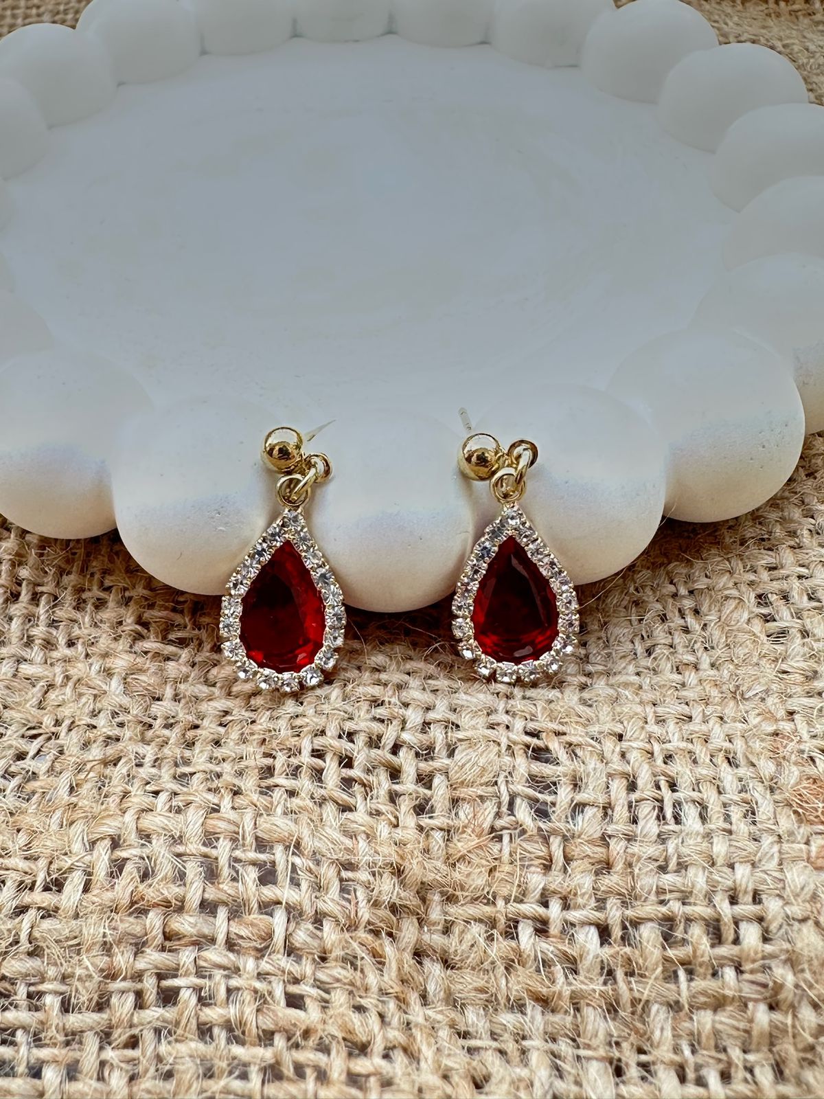 Rhinestone Drop Earrings