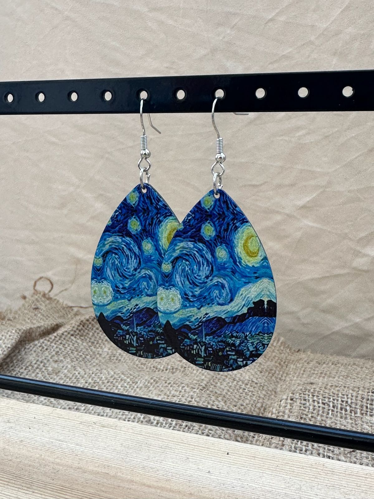 Starry Night Colored Earrings