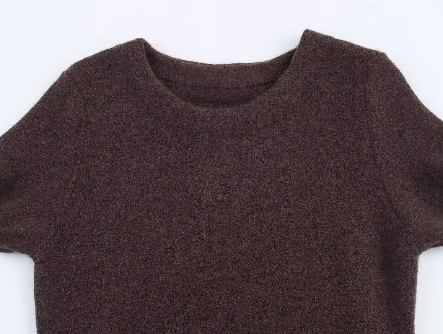 Fur effect Mini dress