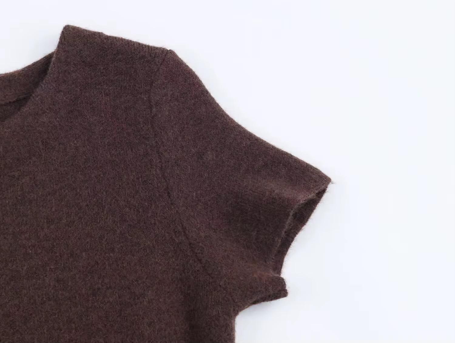 Fur effect Mini dress