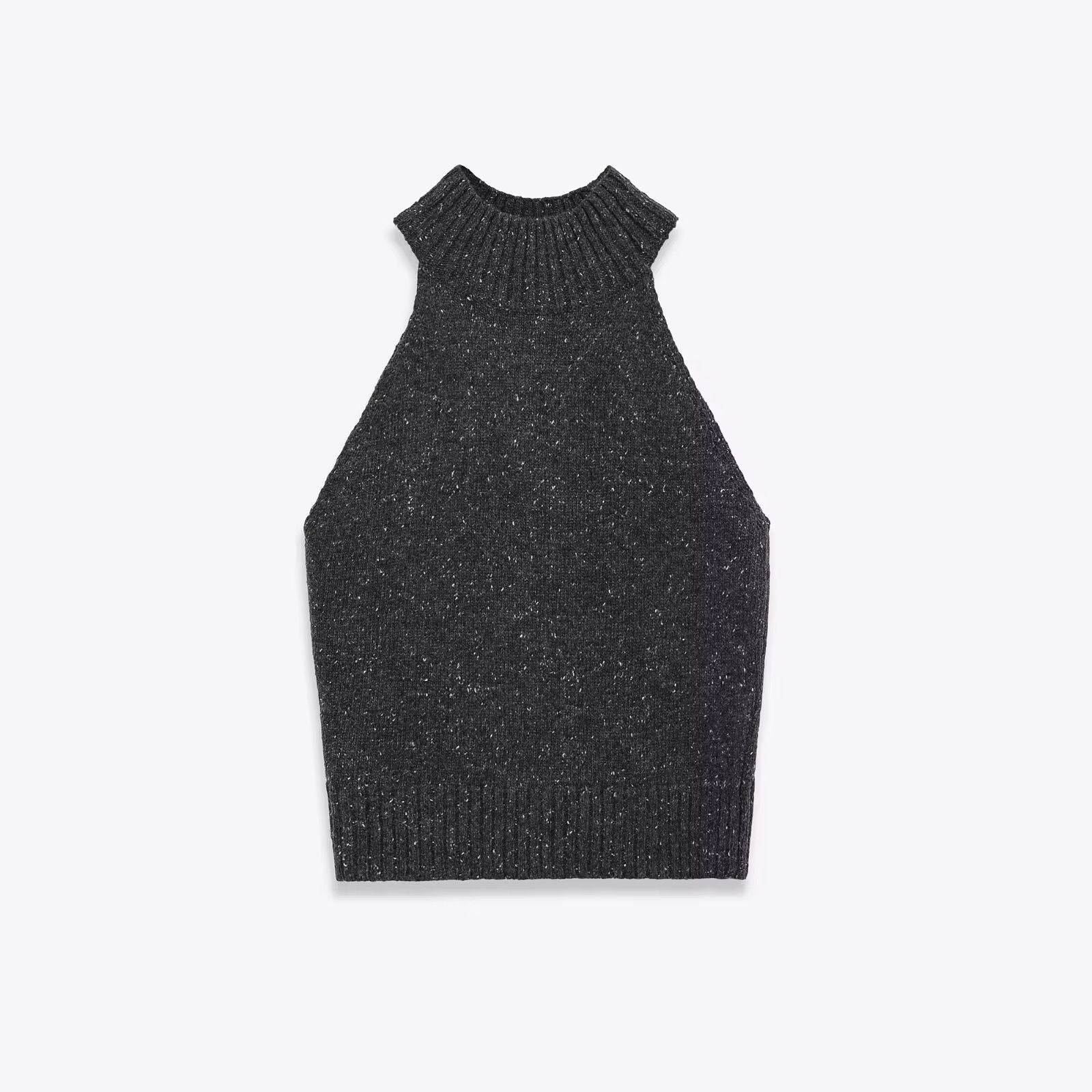 Halter Neck Knit top