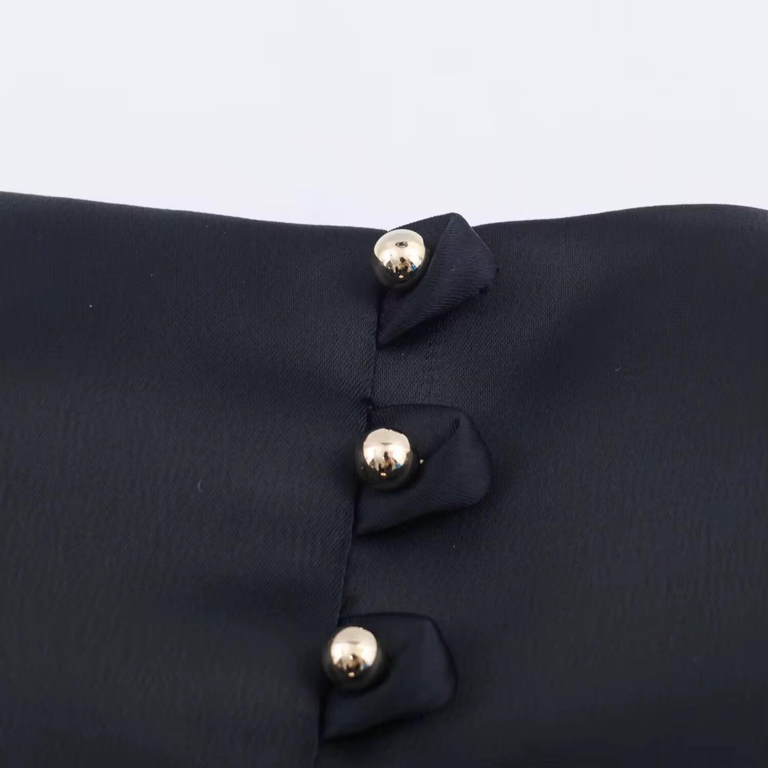 Cutout Rosette Mini Dress