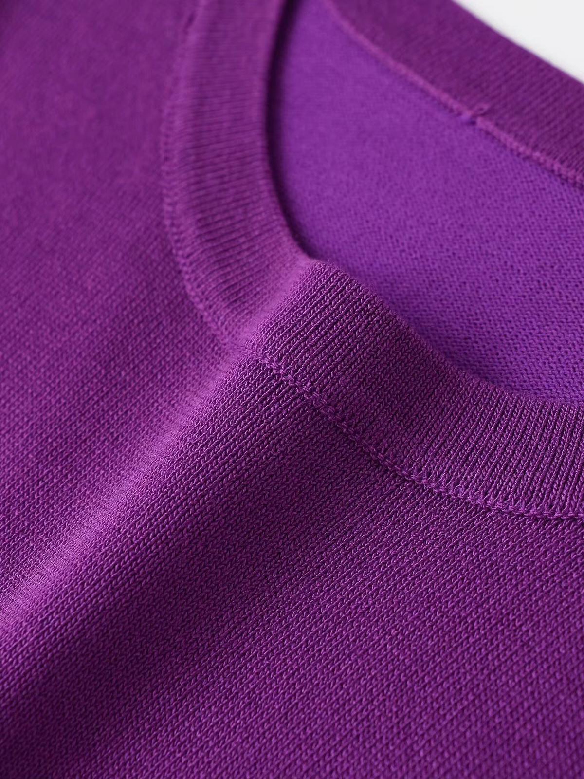 Classic Ribbed Sweater with Button Cuffs