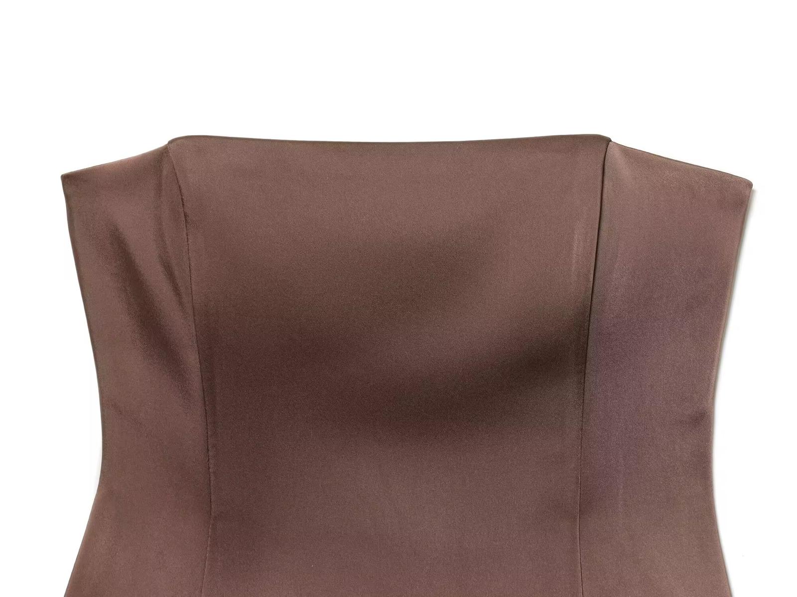 Brown Luxe Blazer Set