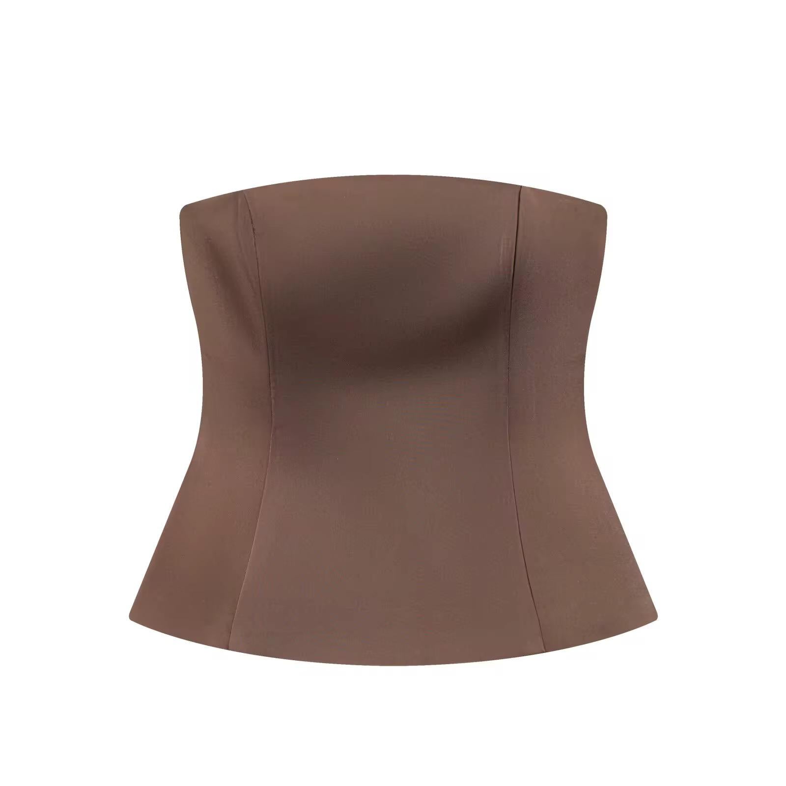 Brown Luxe Blazer Set