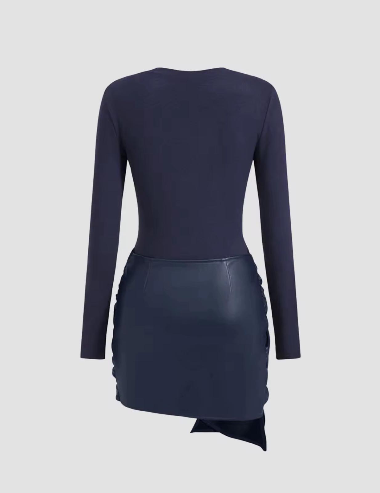 Tie-Side Bodycon Dress