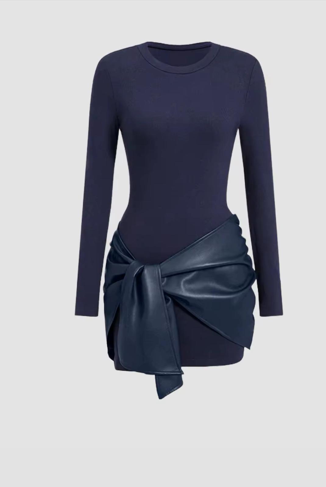 Tie-Side Bodycon Dress