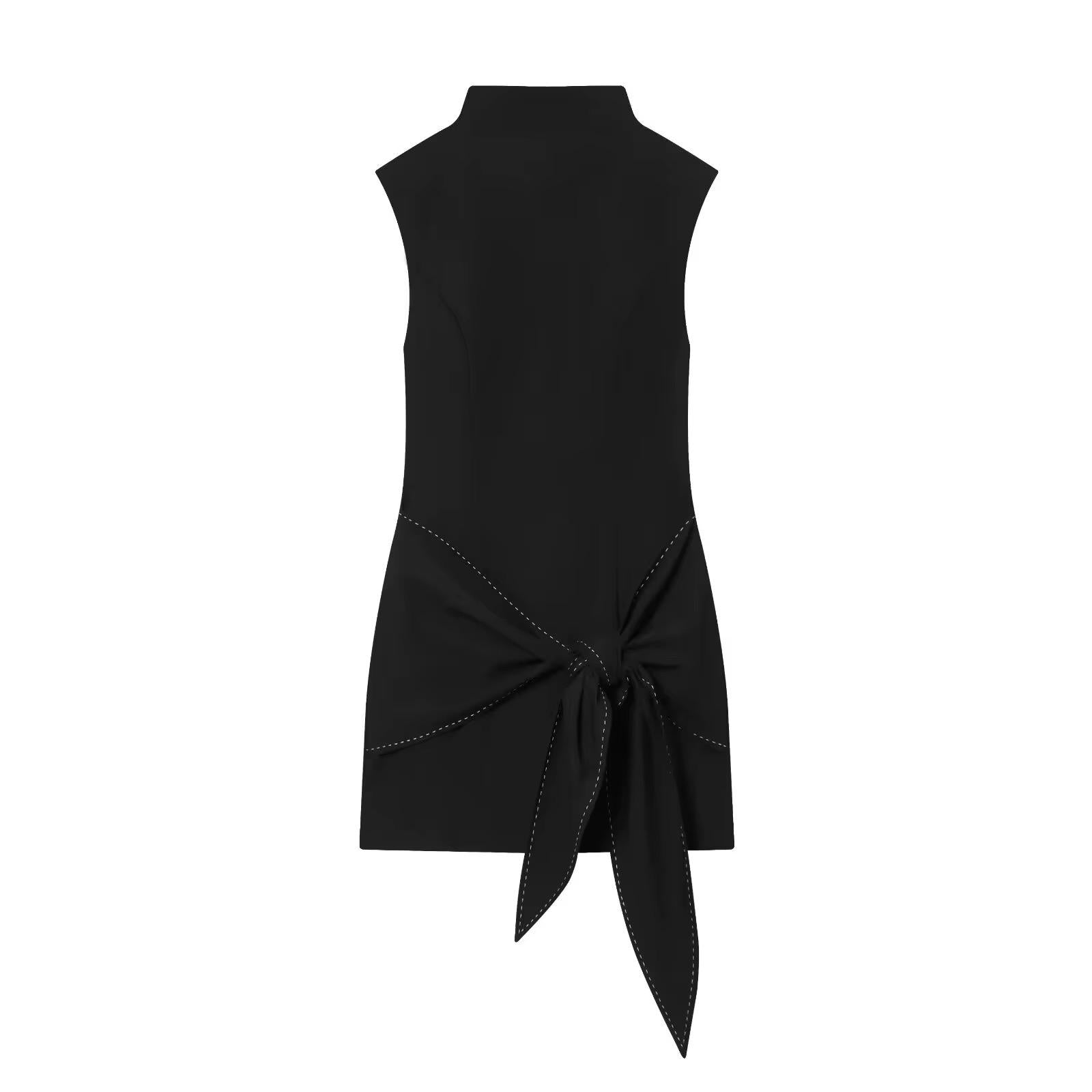 Black Tie Knot Dress