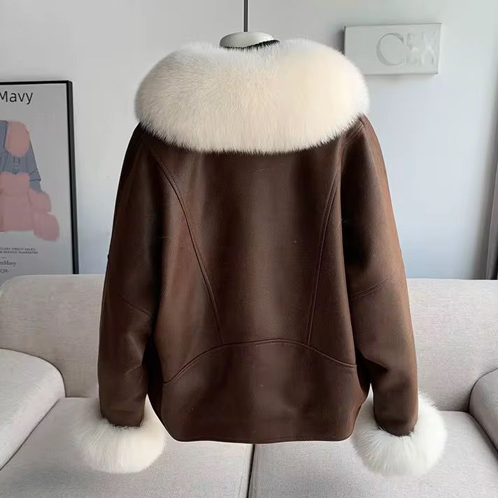 Soft Bloom Fur Trim Jacket
