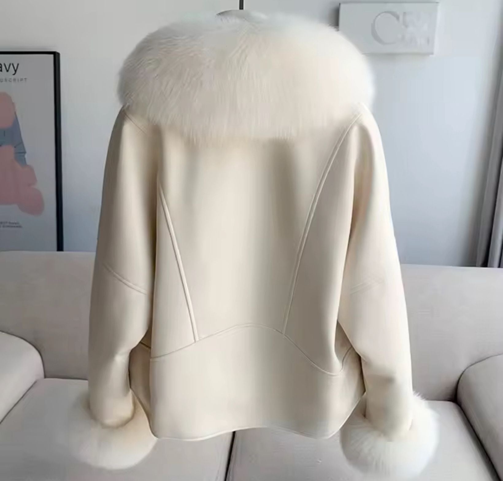 Soft Bloom Fur Trim Jacket
