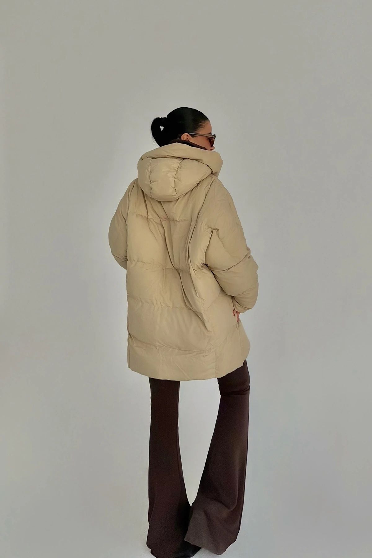 Cream Puffer Jacket