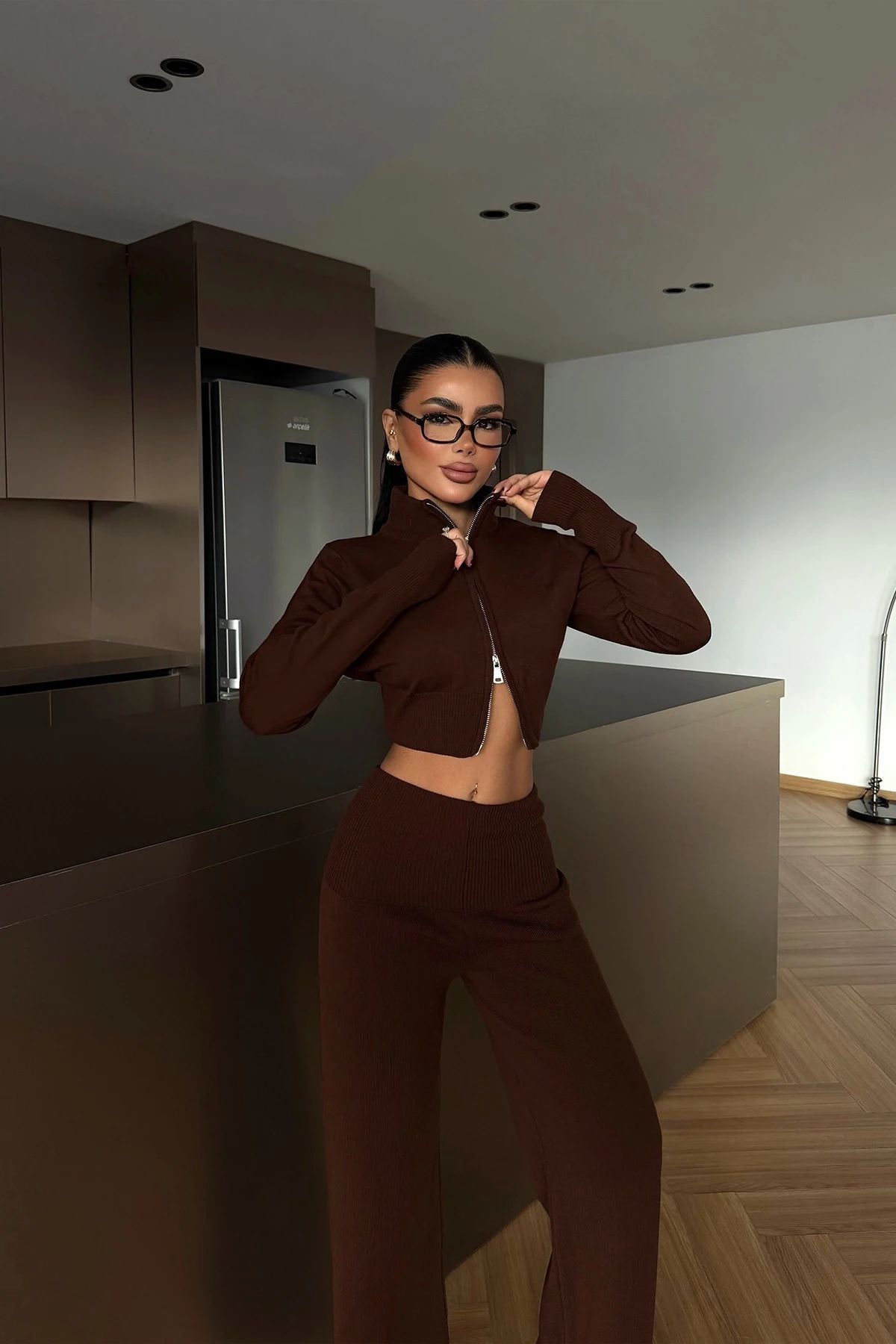 Brown Zenxy Suit