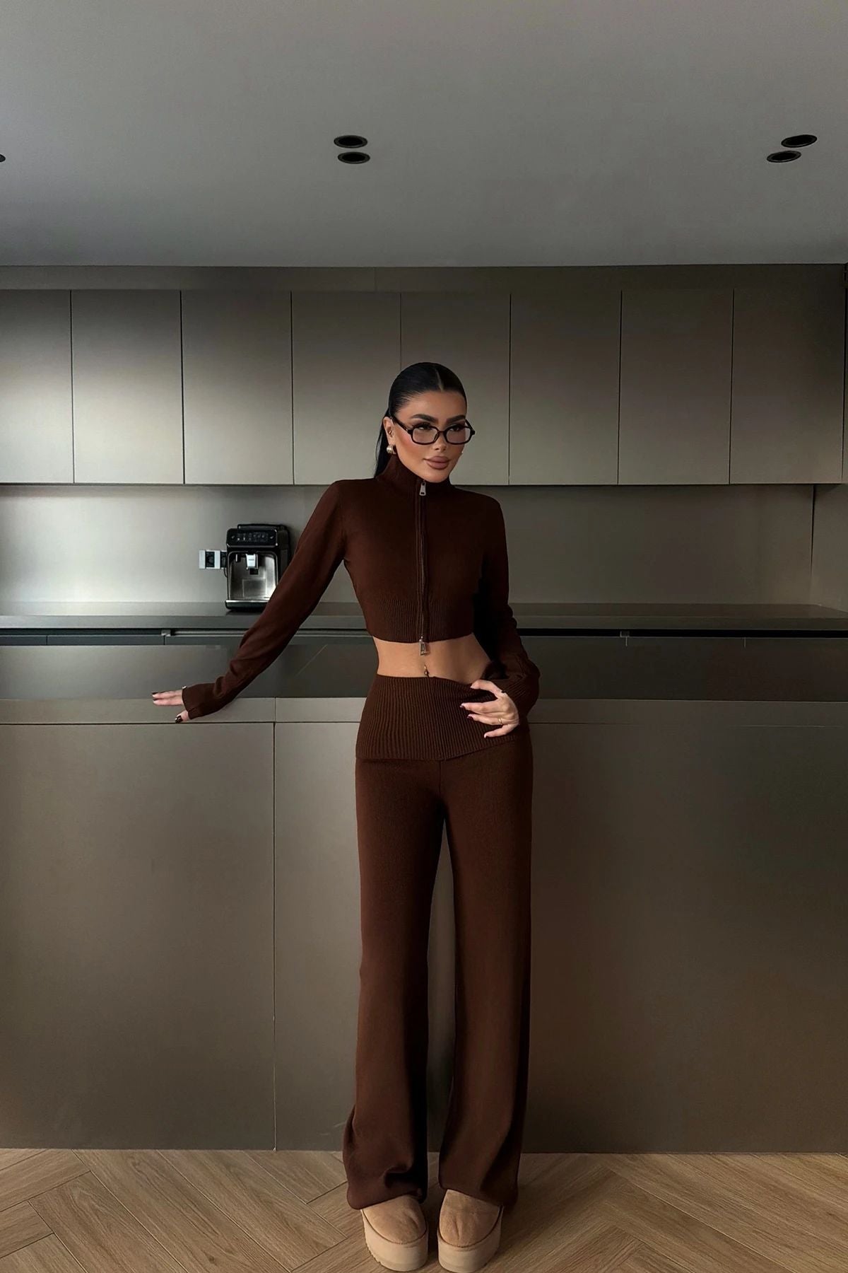 Brown Zenxy Suit