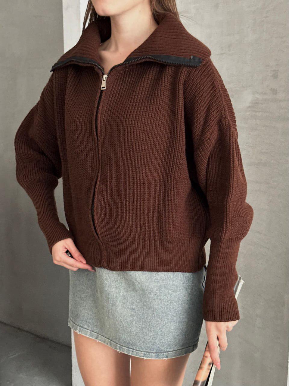 Knit Zip Sweater