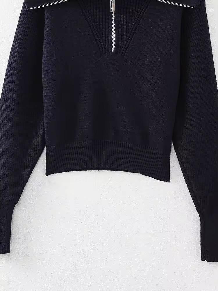 Aviator Zip Sweater