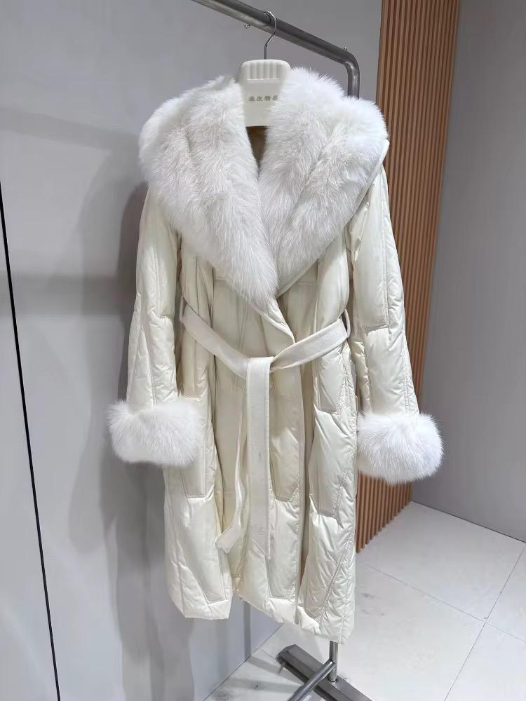Belt Fluffy Fox Jacket