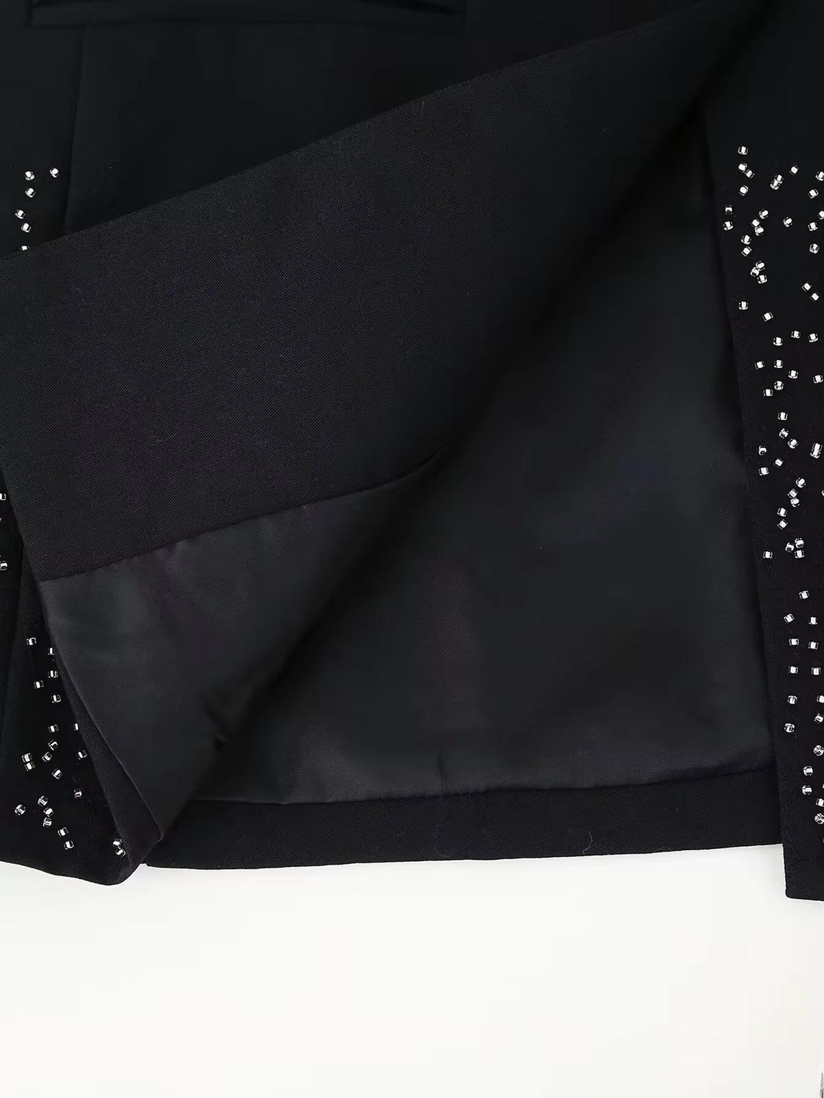 Celeste Black Crystal Set