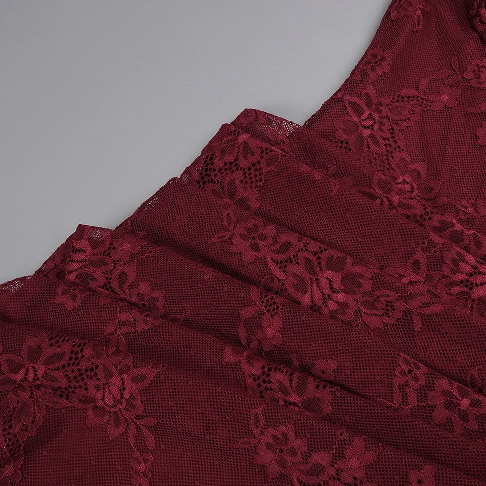burgundy corset dress