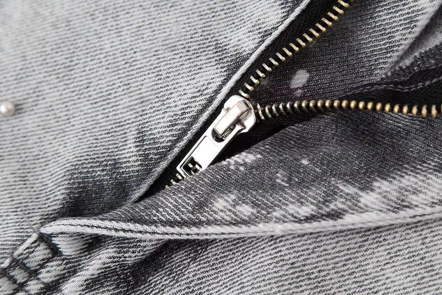 Silver Dust Denim Skirt