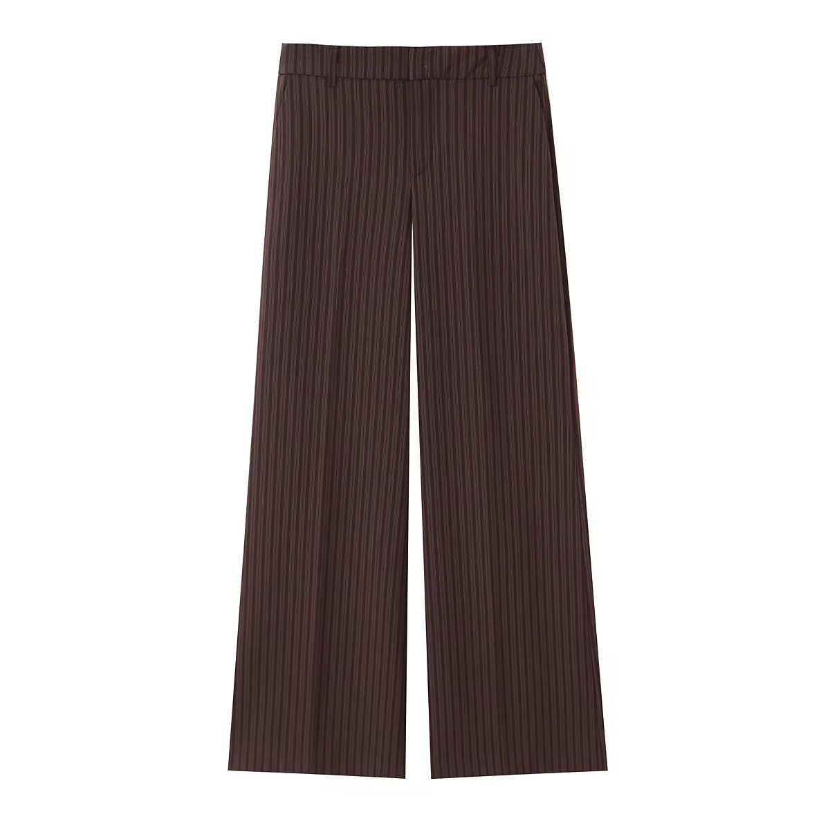 Chocolate Pinstripe Co-ord Set