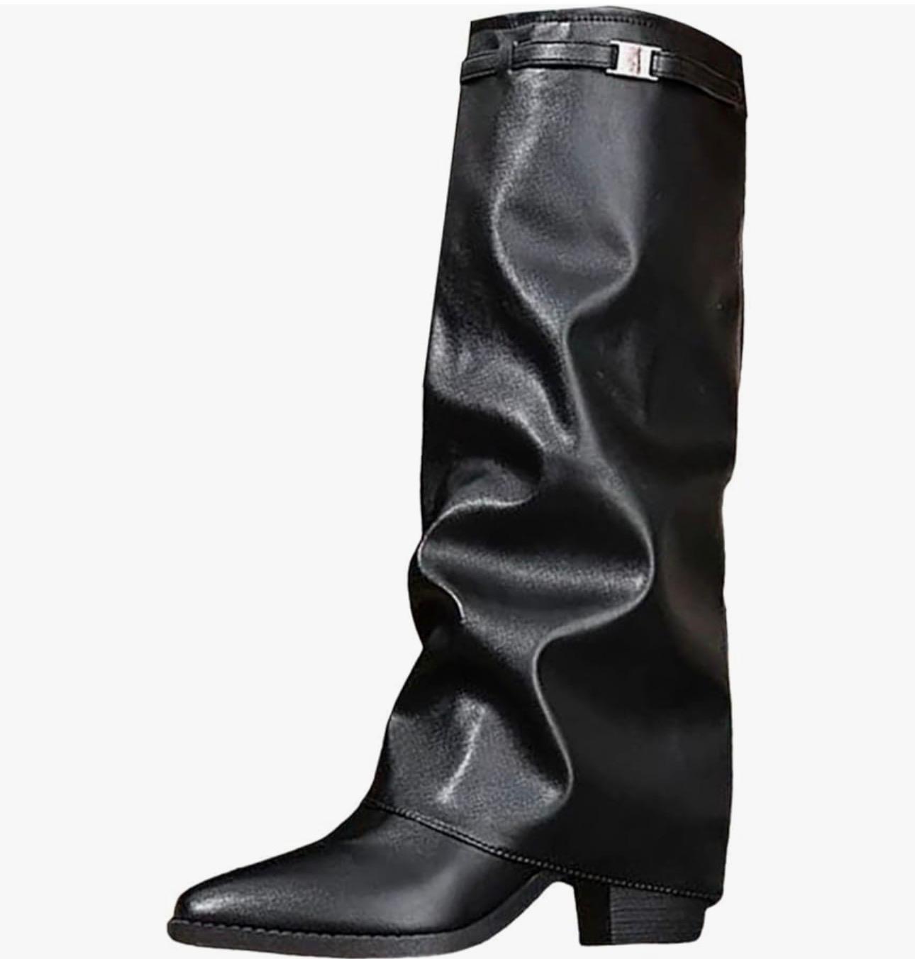Soft Curve Slouch Boots