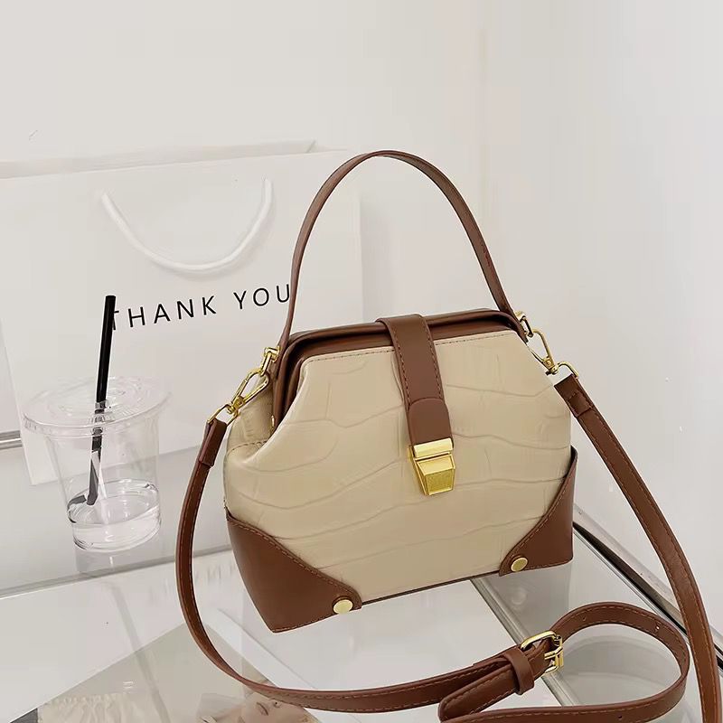 Two-Tone Box Bag