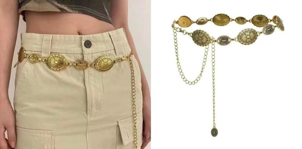 Hollow Out Daisy Chain Belt