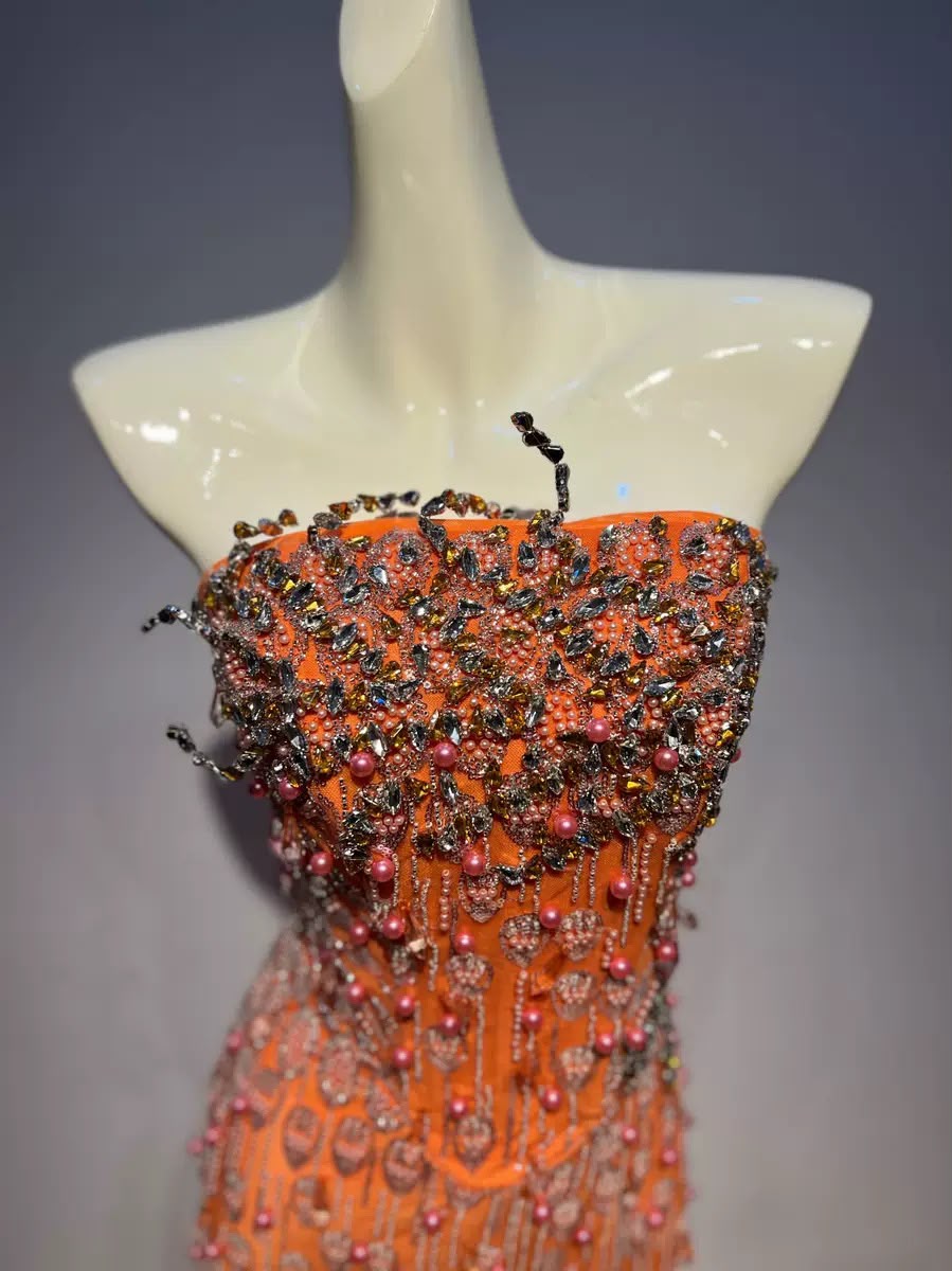 Elysienne Crystal Evening Gown