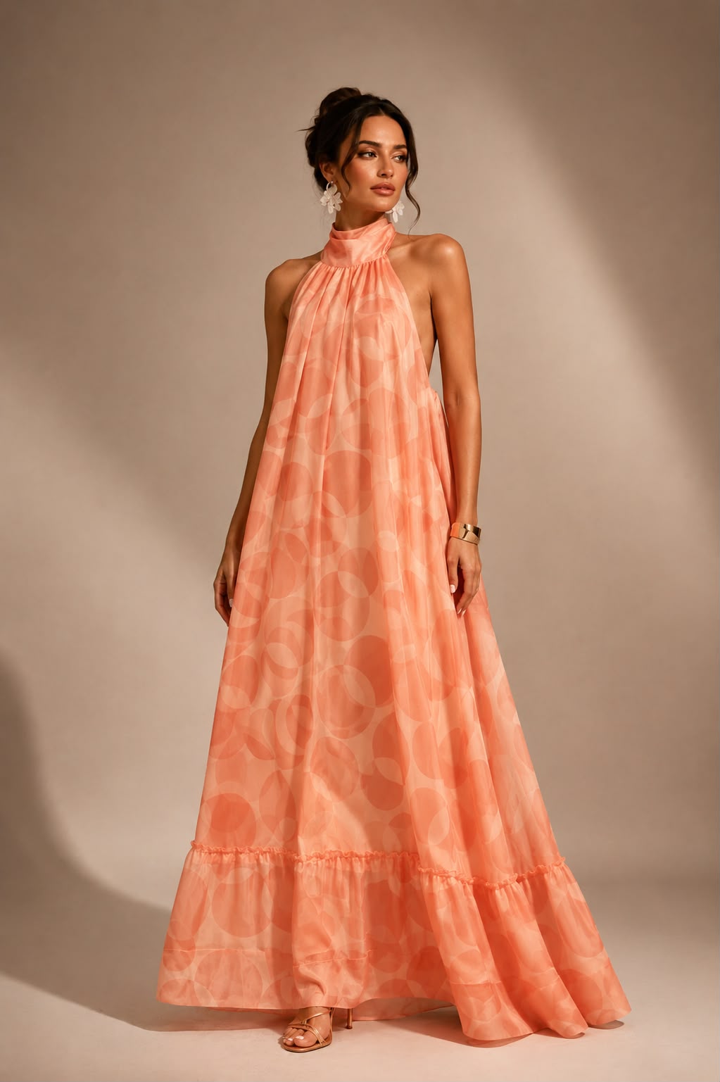 Aurevienne Halter Maxi Dress