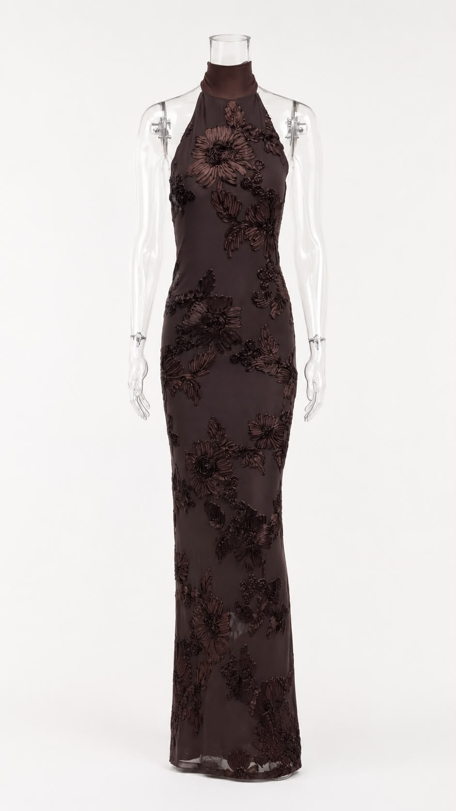 Florenza Lace Halter Maxi Dress
