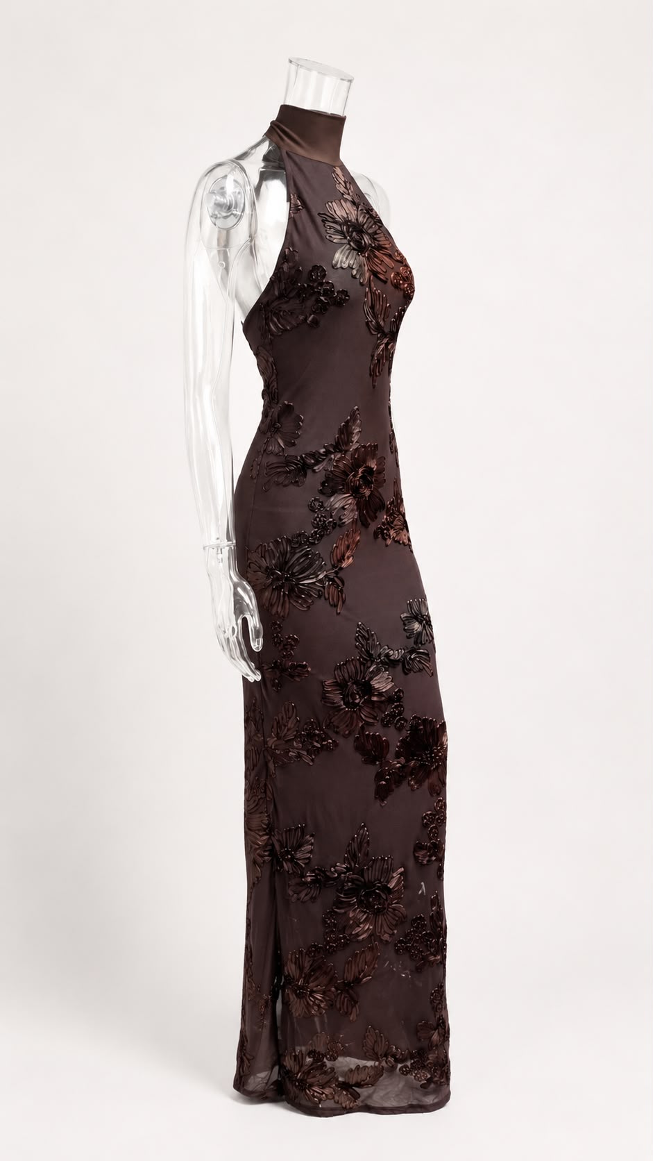 Florenza Lace Halter Maxi Dress