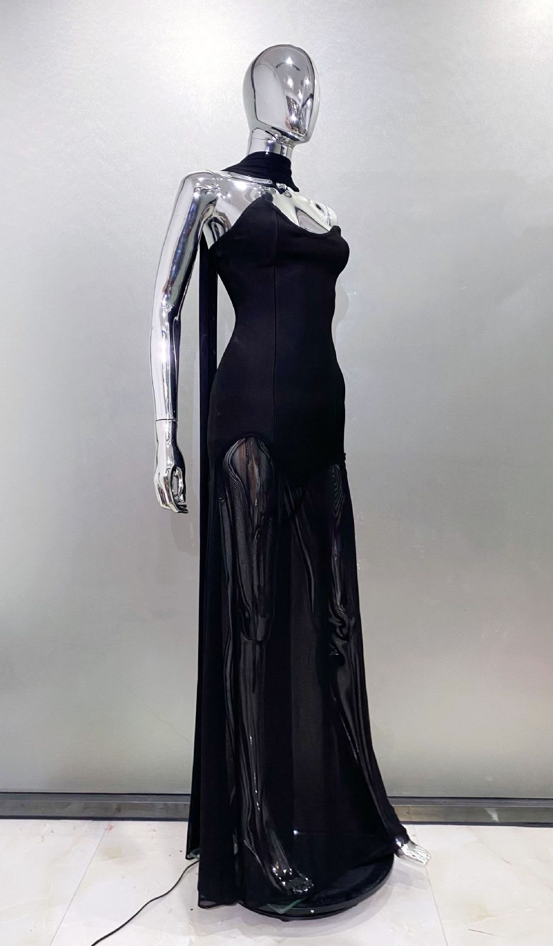 Maristelle Printed A-Line Dress