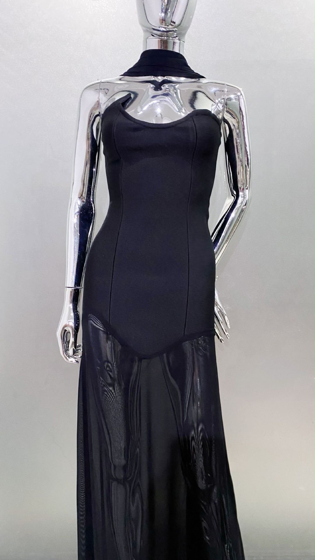 Maristelle Printed A-Line Dress