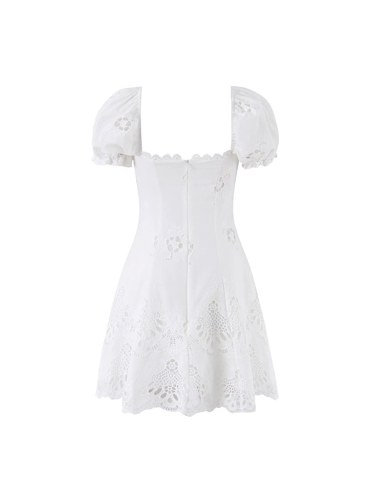 Eloria Embroidered Mini Dress