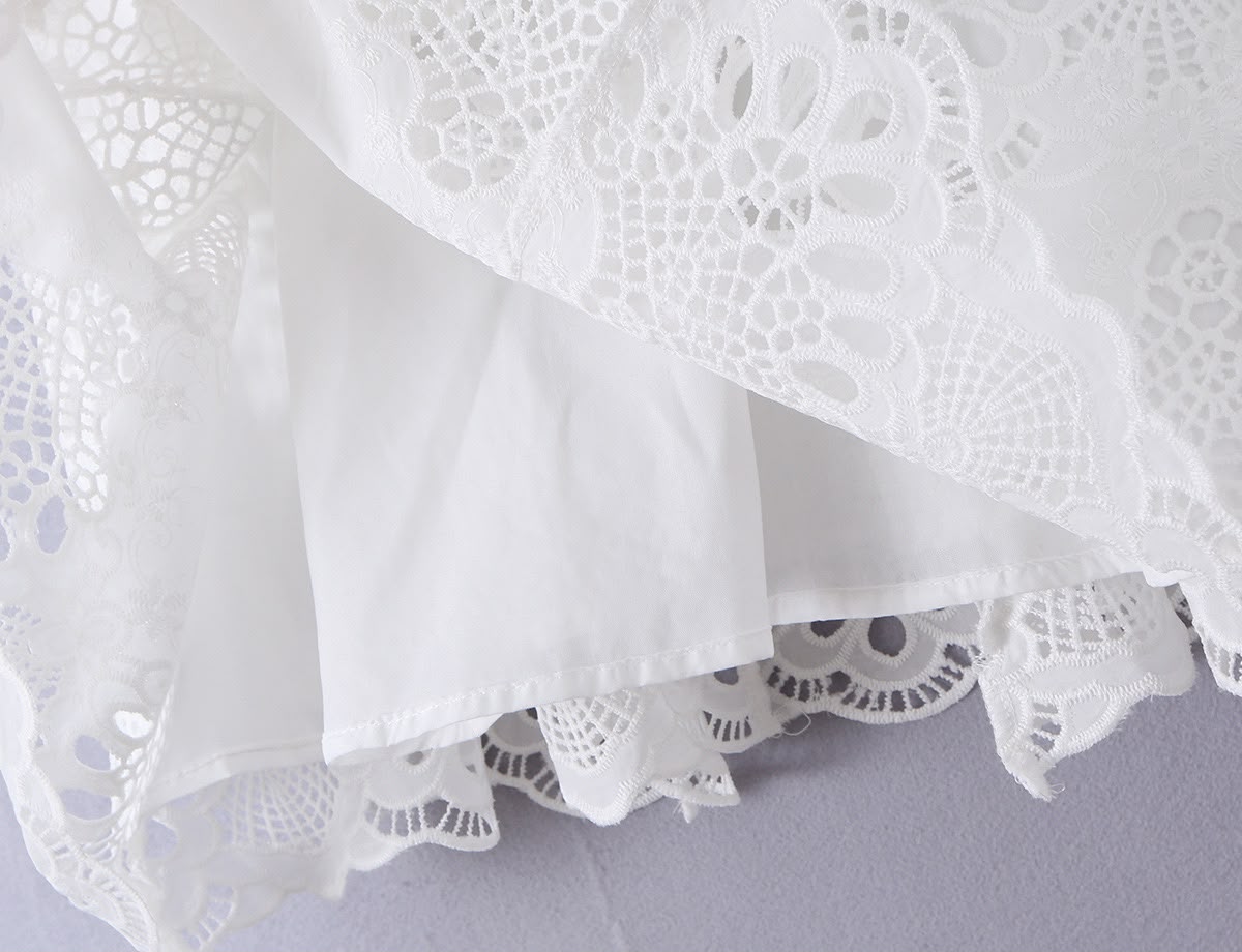 Eloria Embroidered Mini Dress