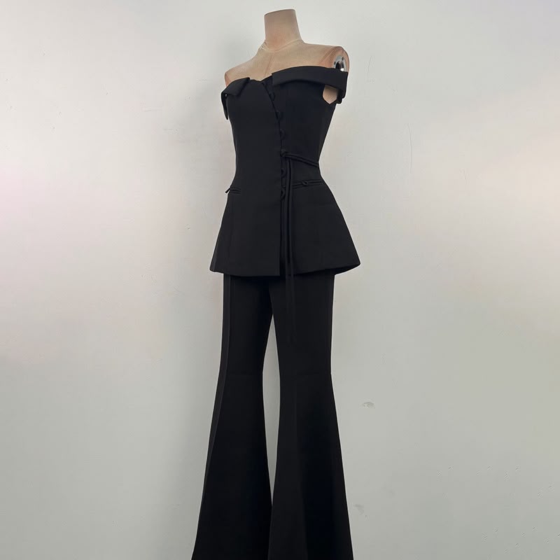 Noir Luxe Pants Set