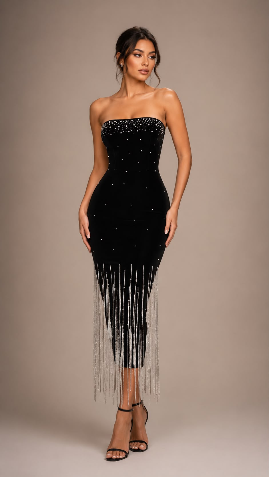 Celestine Tassel Midi Dress
