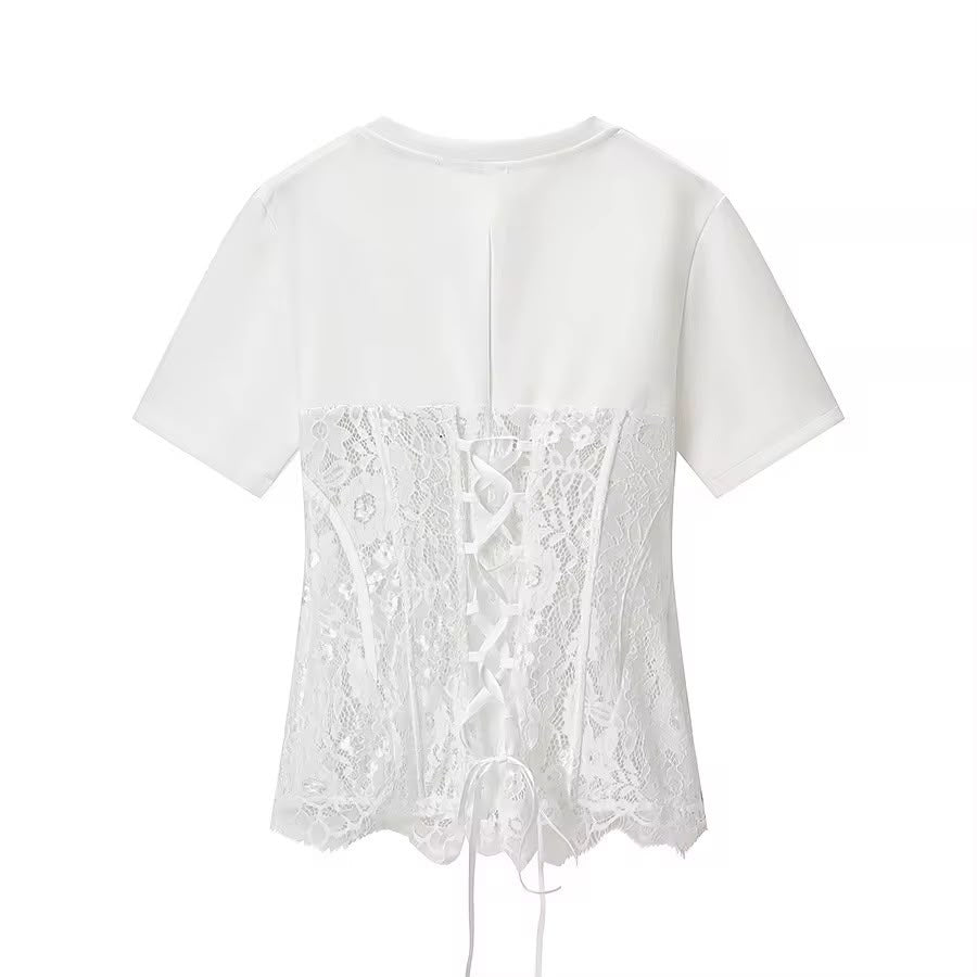 Elodie Lace Tee