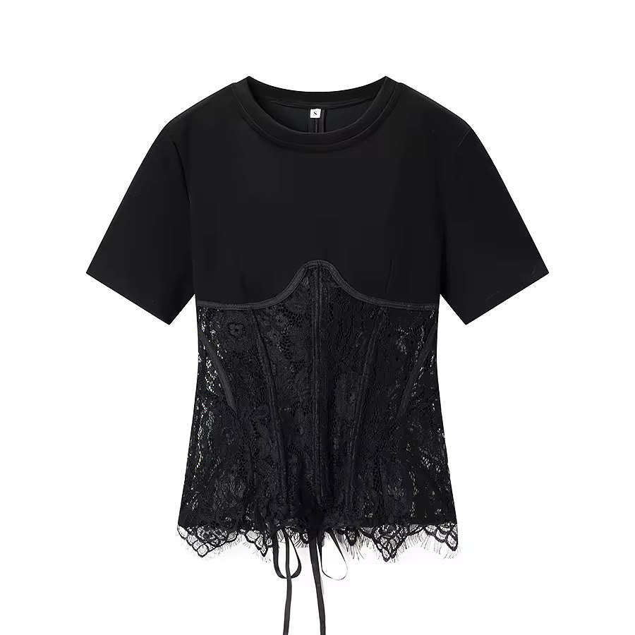 Elodie Lace Tee