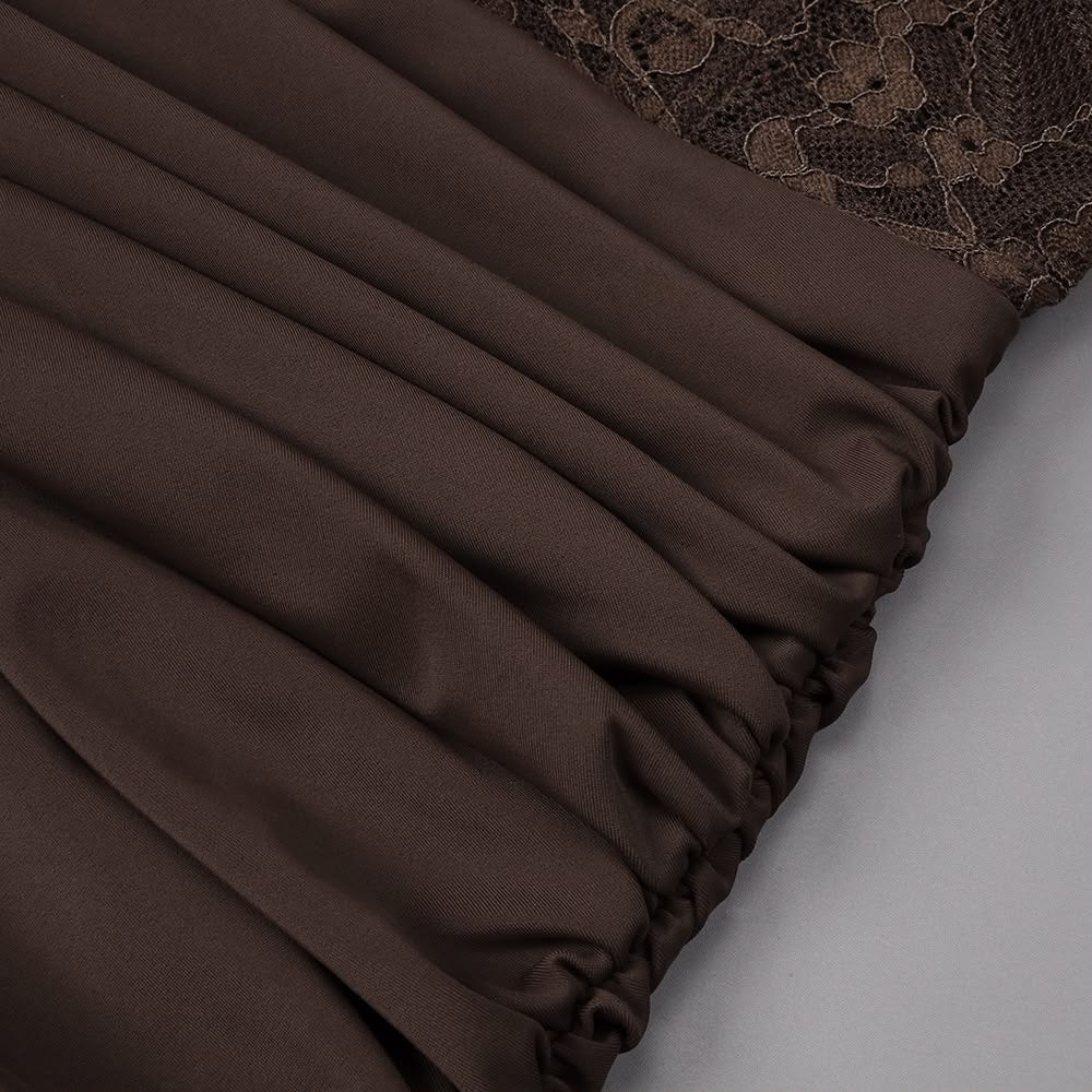 Veloura Lace Cut-Out Maxi Dress