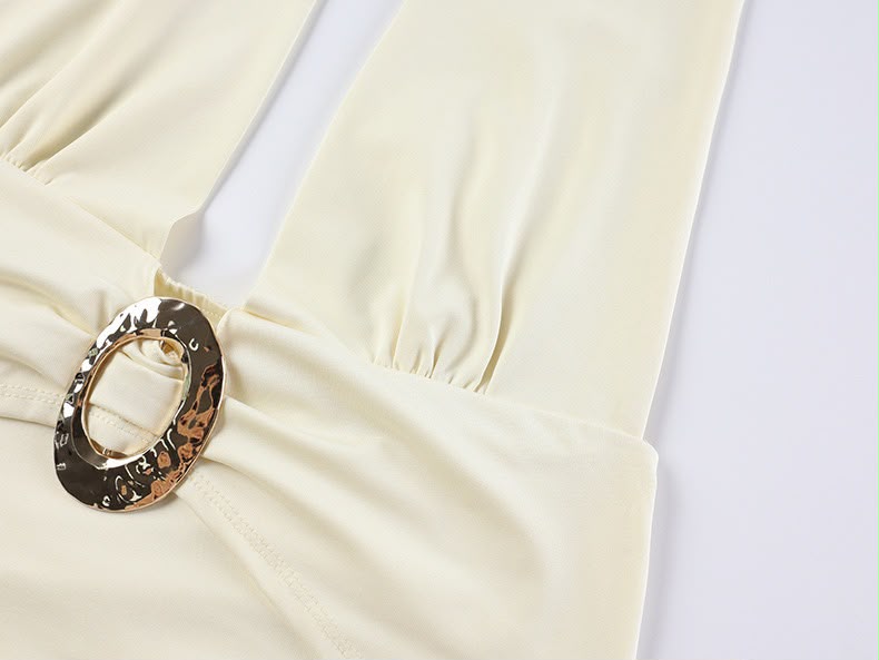 Soleil Halter Maxi Dress