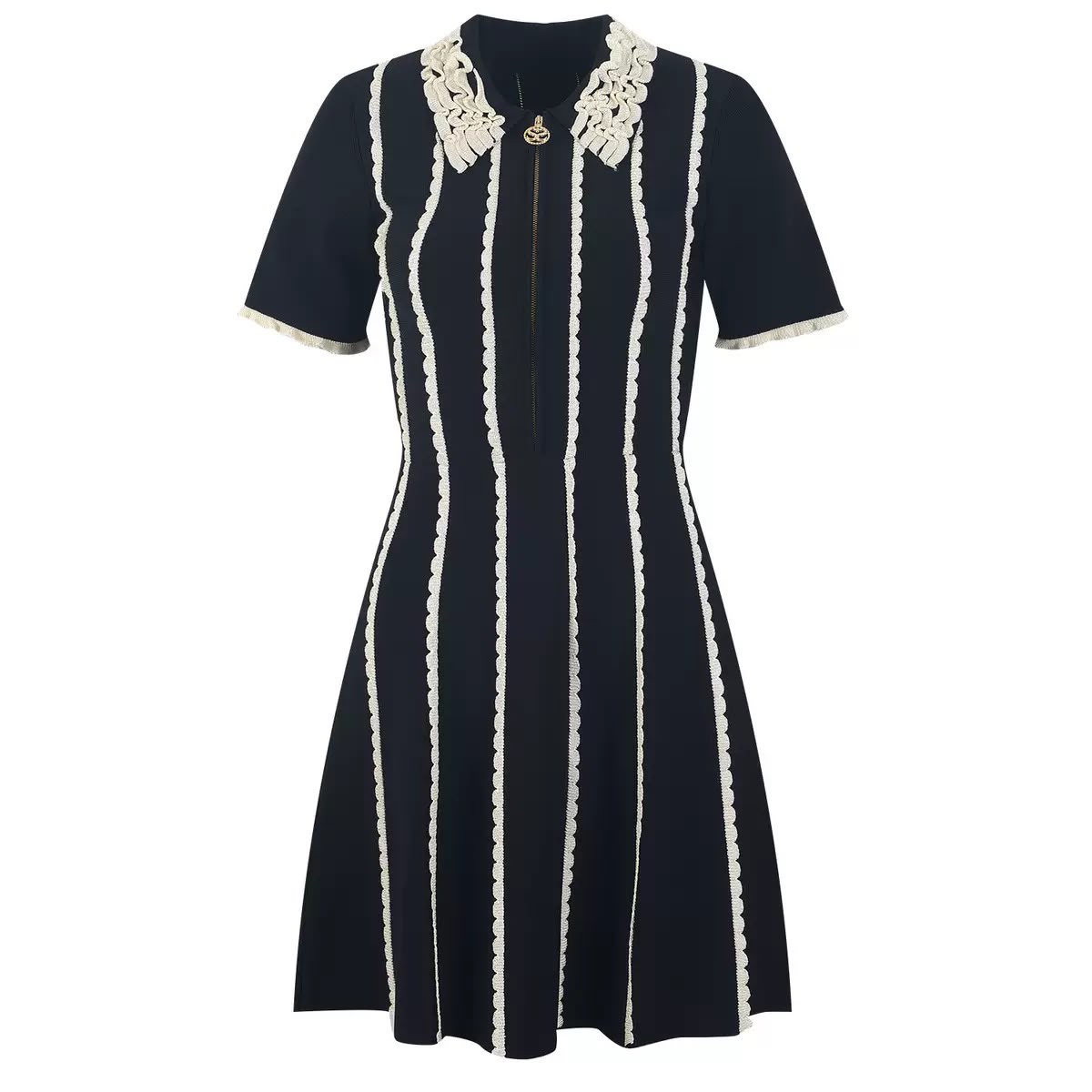 Milano Striped Polo Mini Dress