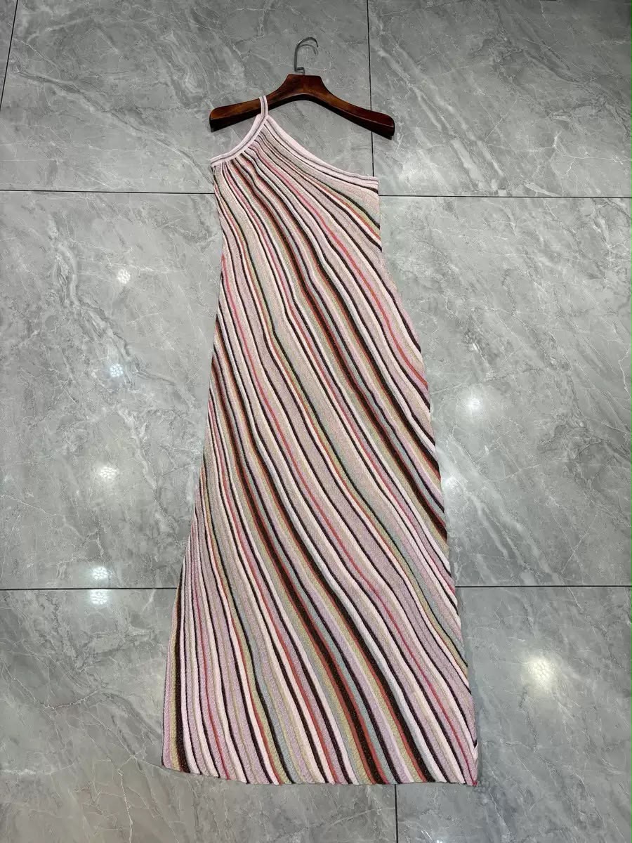 Aiko Stripe Maxi Dress
