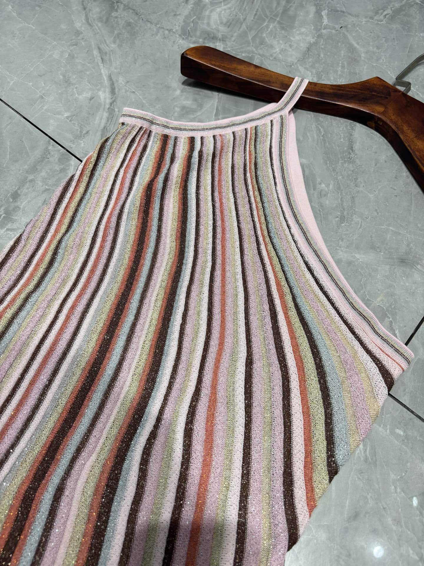 Aiko Stripe Maxi Dress