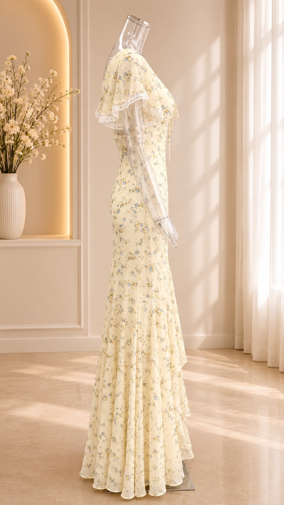 Eloria Floral Swing Maxi Dress