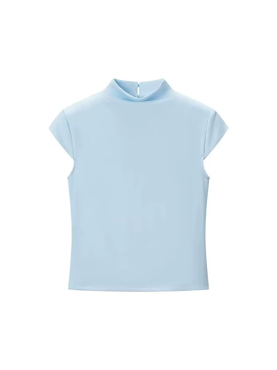 Elinor High-Neck Tee