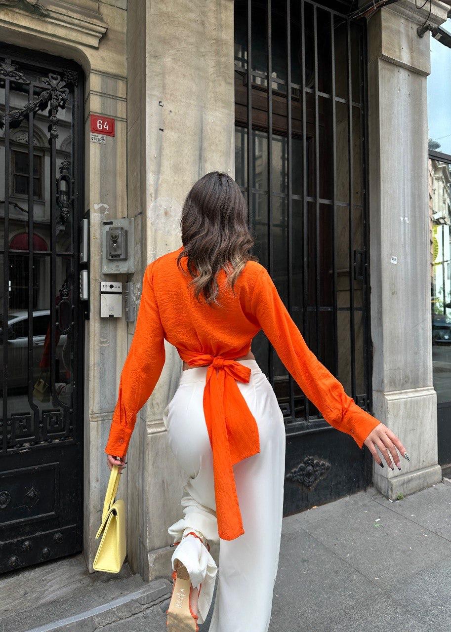 Sarli Crop Shirt - MD Fashionwear