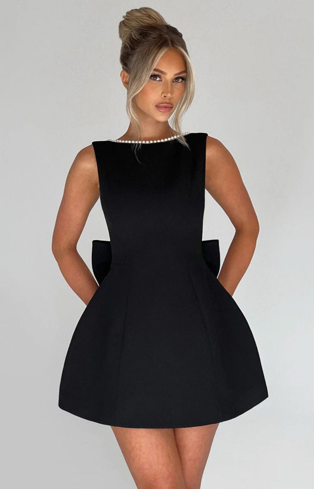 Red Peony dress - MD Fashionwear