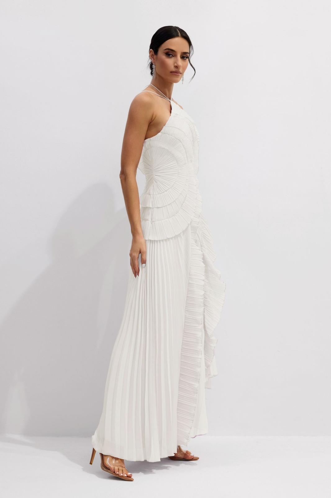 Ruffle Trim Dress